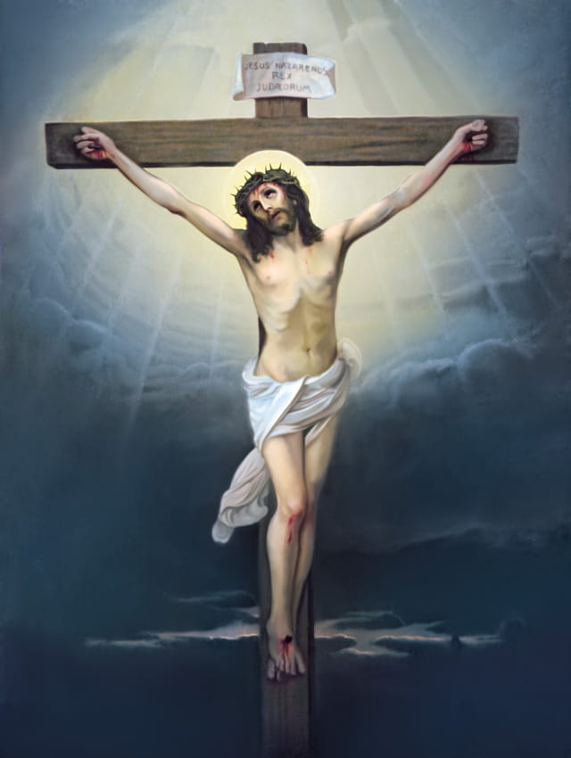 Plakat-religijny-Ukrzyzowanie-Jezusa-Chrystusa